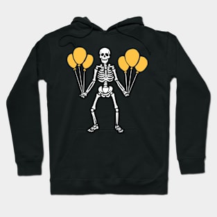 Skeleton with balloons Hoodie